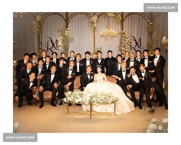 足坛喜事！堂安律大婚 日本国脚齐聚 美妆博主娇妻亮相